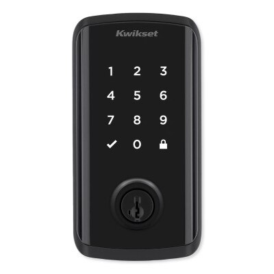 Kwikset Halo Select Wi-Fi and Matter Enabled Smart Lock, Matte Black